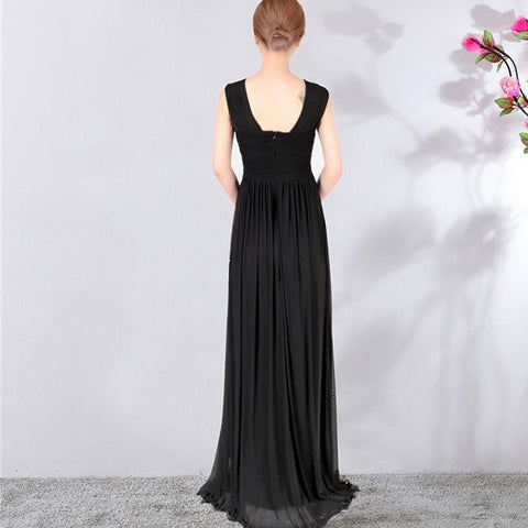 The Grecian style evening gown