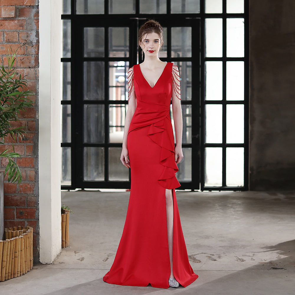 Alexis red clearance gown