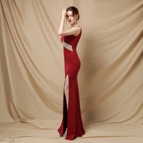 The Nora High Slit Gown