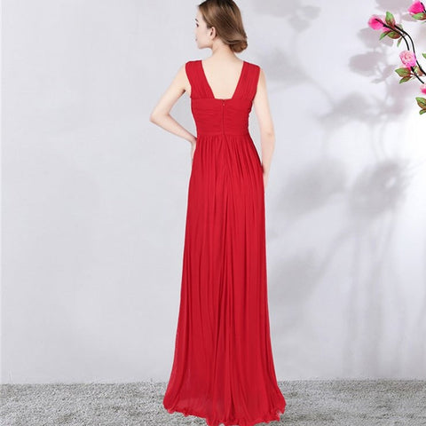 The Grecian style evening gown