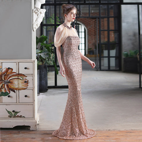 The Charlie sequin gown