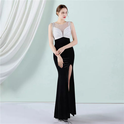 The Elandra Velvet Gown