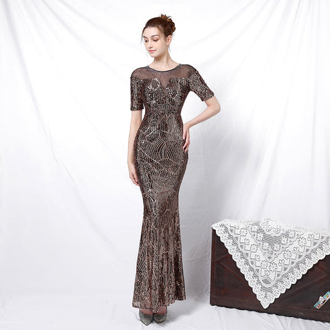 The Veronica  sequin gown