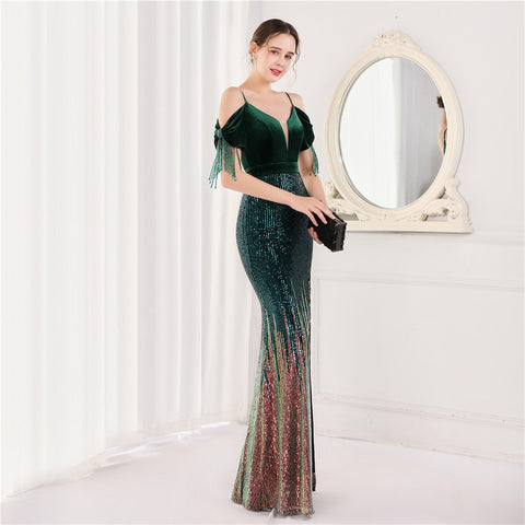 The Millie Off Shoulder Gown