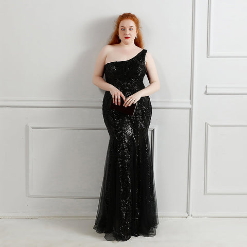 The Everlaine fishtail evening gown