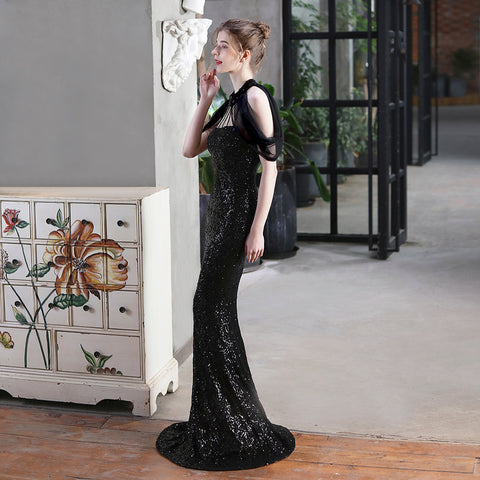 The Charlie sequin gown