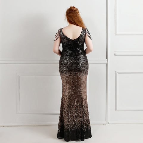 The Krystal gradient gown