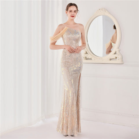 The Lindsey Sequin Gown