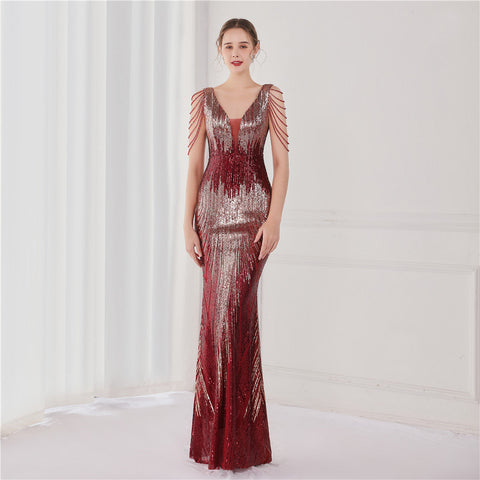 The Liah Sequin Gown