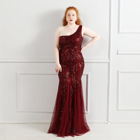 The Everlaine fishtail evening gown