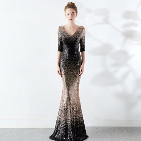 Glamorous ombre  gown