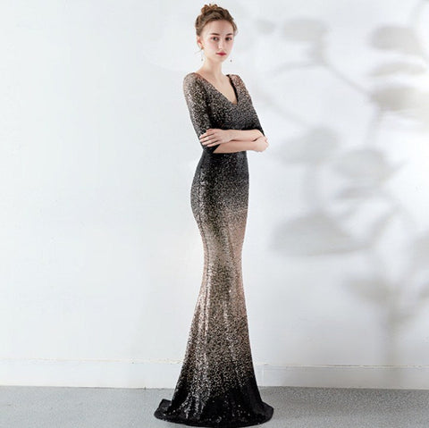 Glamorous ombre  gown