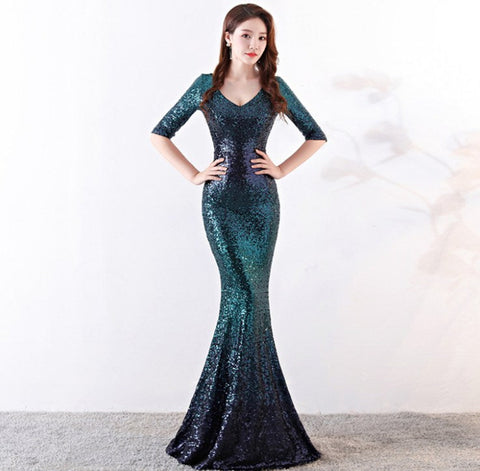 Glamorous ombre  gown