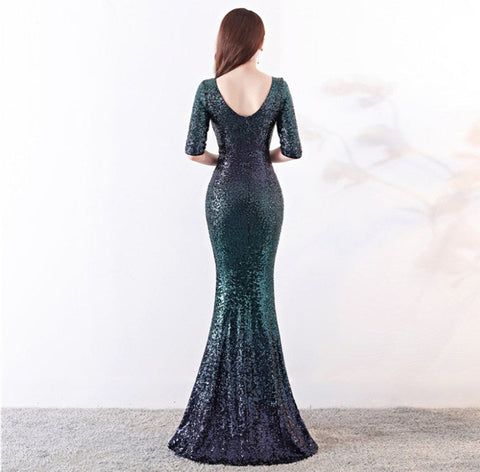 Glamorous ombre  gown