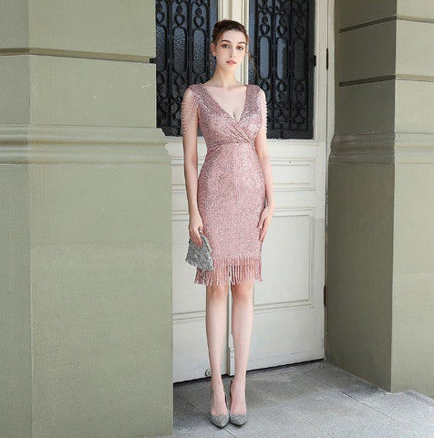 the Phoebe sequin short dress